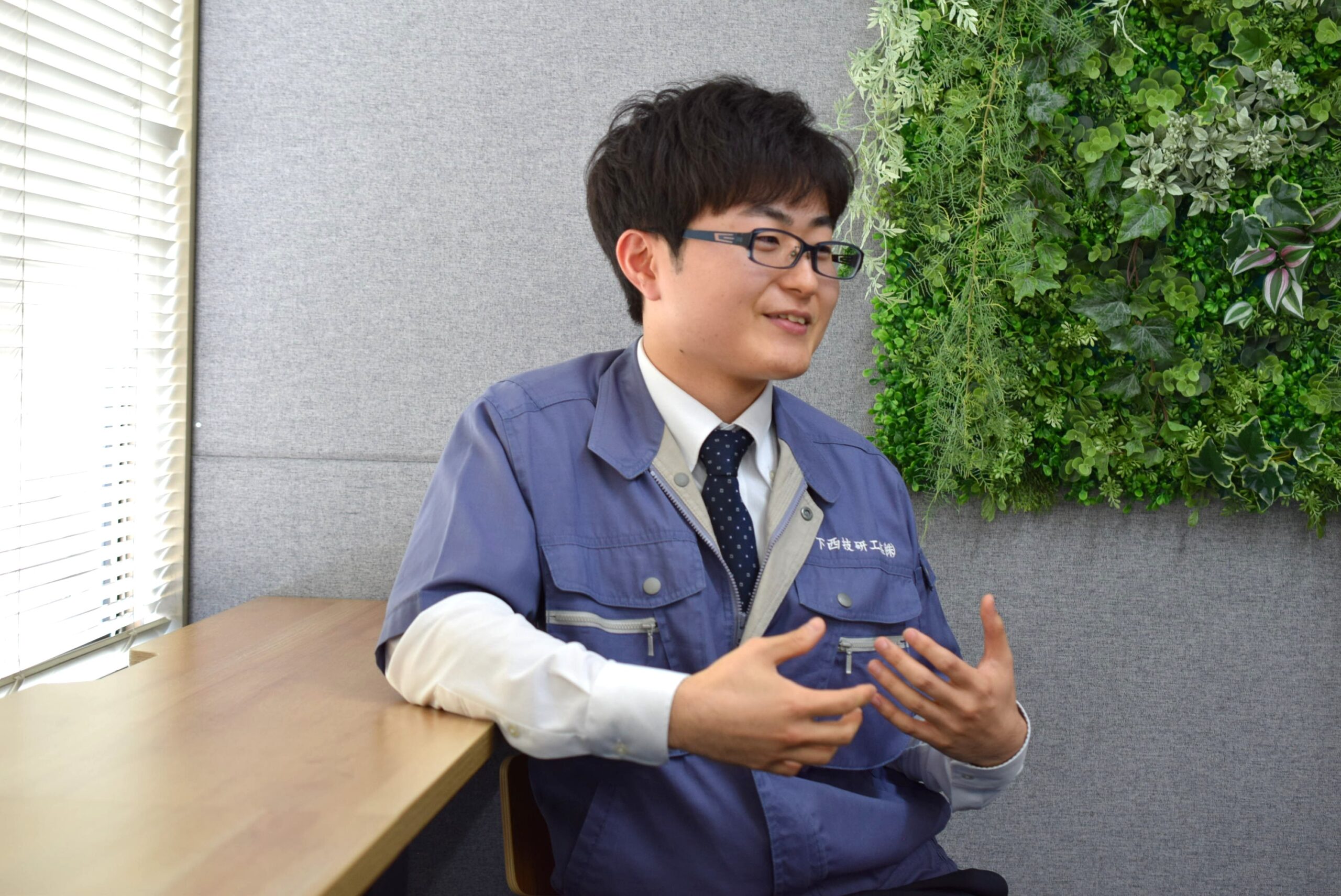 インタビューのようす②